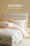 MIDO HOUSE铭都床上用品纯棉四件套全棉床笠被套60支磨毛四件套冬季A类 1.8m床笠款甜美春日磨毛 实拍图