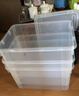 禧天龙塑料衣物收纳箱杂物整理箱110L 透明色  2个装 带轮 实拍图