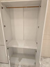 惠寻京东自有品牌【包安装】实木衣柜家用卧室对开门奶油风收纳大衣柜 100*200*50主柜 实拍图