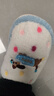 名创优品（MINISO）彩点狗狗卡通趣味毛毛居家鞋男秋冬可爱棉拖鞋月子鞋白咖40-41 实拍图