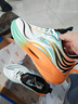 回力男鞋网面运动鞋男春夏透气跑步鞋男百搭鞋子男 白绿桔网面款 41 实拍图