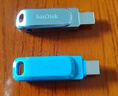 闪迪（SanDisk）64GB Type-C USB3.2 手机U盘DDC3蓝色 读速高达300MB/s 自动备份 手机电脑两用 双接口大容量优盘 实拍图