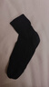 猫人男士袜子男纯棉100%秋冬中筒袜男袜防臭吸汗商务棉袜黑色5双 实拍图