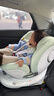 ledibaby乐蒂宝贝婴儿童安全座椅0-4-12岁汽车用宝宝座椅车载可坐躺 新品 太空舱ProS智能版【曼波绿】 实拍图