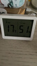 得力室内温湿度表 LCD\电子温湿度计老人儿童礼物生日礼品带背光功能 婴儿房办公用品 白色LE501-WH 实拍图