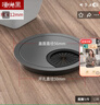 穗之语电脑桌孔盖电脑办公桌穿线孔盖板圆形线孔盖洞装饰盖桌面圆形走线 哑光黑开孔直径50 实拍图