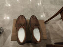 骆驼牌 男士休闲皮鞋磨砂牛皮厚底工装鞋中年爸爸 P13A201013 黄棕 40 实拍图