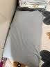 然牌 新疆棉贡缎纯棉枕套一对装简约枕头套枕芯套 48X74cm 灰色双拼 实拍图