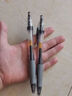 【百万销量】按动中性笔签字笔0.5mm子弹头速干黑笔学生考试刷题笔教师红笔经典商务办公会议笔 黑色 6支装 实拍图