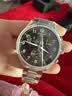 天梭（TISSOT）【七夕节礼物】瑞士1853手表 新款速驰系列计时运动防水石英男表 黑盘钢带T116.617.11.057.01 实拍图