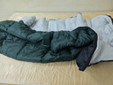 京东京造 信封式睡袋 户外露营防潮柔软贴身恒温加厚保暖冬季 军绿色1.8kg 实拍图