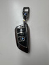 沃霆适用宝马汽车x5钥匙套5系530车x3x7x1男3系i3壳7系合金壳钥匙包扣 A款-枪色+按键款（配金属扣） 实拍图