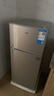 奥克斯小冰箱家用小型迷你冷藏冷冻两用出租房宿舍用节能省电寝室办公室电冰箱 【节能省电】186银色【高效保鲜 铜管速冷】70L 实拍图