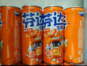 可口可乐（Coca-Cola）芬达Fanta 高考季 无糖零卡橙味碳酸饮料330ml*24摩登罐 年货 实拍图