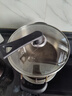 炊大皇 可立可视玻璃盖把手炒锅盖24cm 304不锈钢包边煎锅火锅蒸锅防爆 实拍图