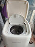 荣事达（Royalstar）全自动洗烘一体迷你内衣裤懒人小型波轮洗衣机母婴洗袜子机高温煮洗杀菌以旧换新国家政府补贴15% 【蛋可白新升级高温款】高温杀菌洗+不锈钢内筒波轮 实拍图
