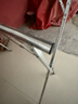 妙立折叠晾衣架落地免安装室内外卧室阳台不锈钢晒被子神器伸缩杆式 【加固款】双杆1.6米+大礼包 实拍图