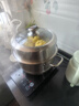 美厨（MAXCOOK）蒸锅 304不锈钢30CM三层蒸锅 加厚复底汤锅 燃气电磁炉通用 实拍图