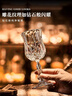 青苹果水晶玻璃红酒杯醒酒器杯架套装8件套 洋酒杯高脚杯新年礼物 实拍图