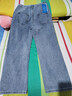 真维斯（Jeanswest）牛仔裤女2025秋季高腰阔腿裤垂感时尚宽松女士长裤子女浅蓝色L 实拍图
