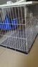 憨憨宠猫笼折叠猫笼子大号猫别墅加粗加密双层猫舍猫窝宠物猫咪用品家用 白色 700双层 实拍图