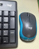 罗技（Logitech）MK275 键鼠套装 无线键鼠套装 办公键鼠套装 全尺寸 商务键鼠套装 带无线2.4G接收器 黑蓝色 实拍图
