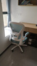 卡弗特人体工学椅电脑椅家用学习椅舒适久坐办公座椅升降转椅书桌椅子  豪华款-白框灰/旋转扶手-无头枕 实拍图
