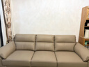 全友家居真皮沙发大象耳朵头层牛皮艺大户型客厅实木内架直排沙发家用 实拍图