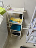 金隆兴小推车置物架宿舍浴室厨房落地多层蔬菜零食置物架婴儿用品收纳架 实拍图