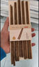 京东京造 筷子 家用食品接触级餐具实木防滑鸡翅木原木【无漆无蜡】10双装 实拍图