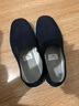 布舍元 传统千层底一脚蹬懒人休闲男士低帮中老年老北京布鞋子 蓝色41 实拍图