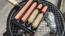 大希地火山石烤肠2032g(原味/黑椒各20根) 早餐肉香火腿肠空气炸锅食材 实拍图