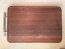 双枪乌金檀木整木菜板 百年龄砧板家用切菜案板抗菌实木菜板45*30*2.5 实拍图