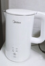 美的（Midea）电热水壶家用烧水壶养生小容量 0涂层 食品级304不锈钢 双层防烫 全钢无缝1.5L黄金容量 MK-HJ1566 实拍图