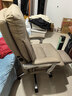 顾全老板椅家用加热按摩 舒适办公椅午休 电脑椅久坐C570H咖纤 实拍图