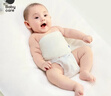 babycare婴儿护肚围新生儿童宝宝护肚子脐带防着凉奶酪白2条装16*17cm 实拍图