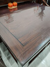 钟爱一生桌垫透明桌面垫餐桌布防水防油PVC软玻璃茶几垫水晶板台面垫抗菌 【磨砂6.0】口含级防油久用不发黄-足厚3mm 100*100cm【正方形餐桌垫】 实拍图