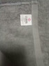 洁丽雅（Grace）浴巾大成人A类纯棉家用男女情侣学生加大加厚大号毛巾婴儿裹巾 灰色【A类标准】 140*70 实拍图