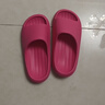 朴西凉拖鞋女四季室内家居踩屎感厚底防滑防居家2025新款情侣外穿拖鞋 树莓红 【香蕉船仿生曲线】 35-36 实拍图