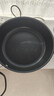 三禾0涂层煎锅无涂层不粘锅304钛不锈钢电磁炉通用煎炒锅 实拍图