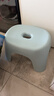 换鞋凳小凳子座椅小板凳可叠放加厚塑料凳高级感儿童学生寝室矮凳 天蓝色1个 实拍图