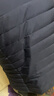 京东京造羽绒服男女情侣款鸭绒冬季保暖外套面包服加厚短款新年黑色 L 实拍图