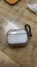 适用苹果AirPodsPro2保护套TPU透明1/2代3代无线耳机保护壳配挂钩 透明壳(带挂扣) 适用AirPods pro2 实拍图