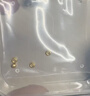 洲足金999金珠黄金小金珠金豆古法金珠DIY配件散珠隔珠路路通转运珠 3mm金珠  合单满 0.16g 包邮 多颗混发约0.03g 实拍图