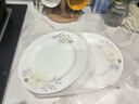 锦秋堂 景德镇骨瓷餐具 简爱家用陶瓷盘碟 DIY散件单配搭配 微波炉可用 8英寸圆平盘 实拍图
