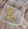 洲足金999金珠黄金小金珠金豆古法金珠DIY配件散珠隔珠路路通转运珠 3mm金珠  合单满 0.16g 包邮 多颗混发约0.03g 实拍图