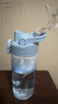 乐扣乐扣（LOCK&LOCK）人鱼线塑料运动水杯夏天便携水壶带刻度提手男女水杯子520ML蓝色 实拍图