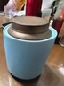京东京造 茶叶罐 陶瓷密封罐复古风防潮储存茶罐仿复古陶瓷茶叶罐850ml 实拍图
