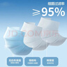 【独立100片】医用口罩透气口罩加宽耳带三层防护面罩防晒防花粉 白色【每一片独立】400只/4袋 实拍图