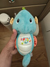 费雪（Fisher-Price）春节新年礼物儿童玩偶哄睡安抚-新版声光安抚海马（蓝色）GCK71 实拍图
